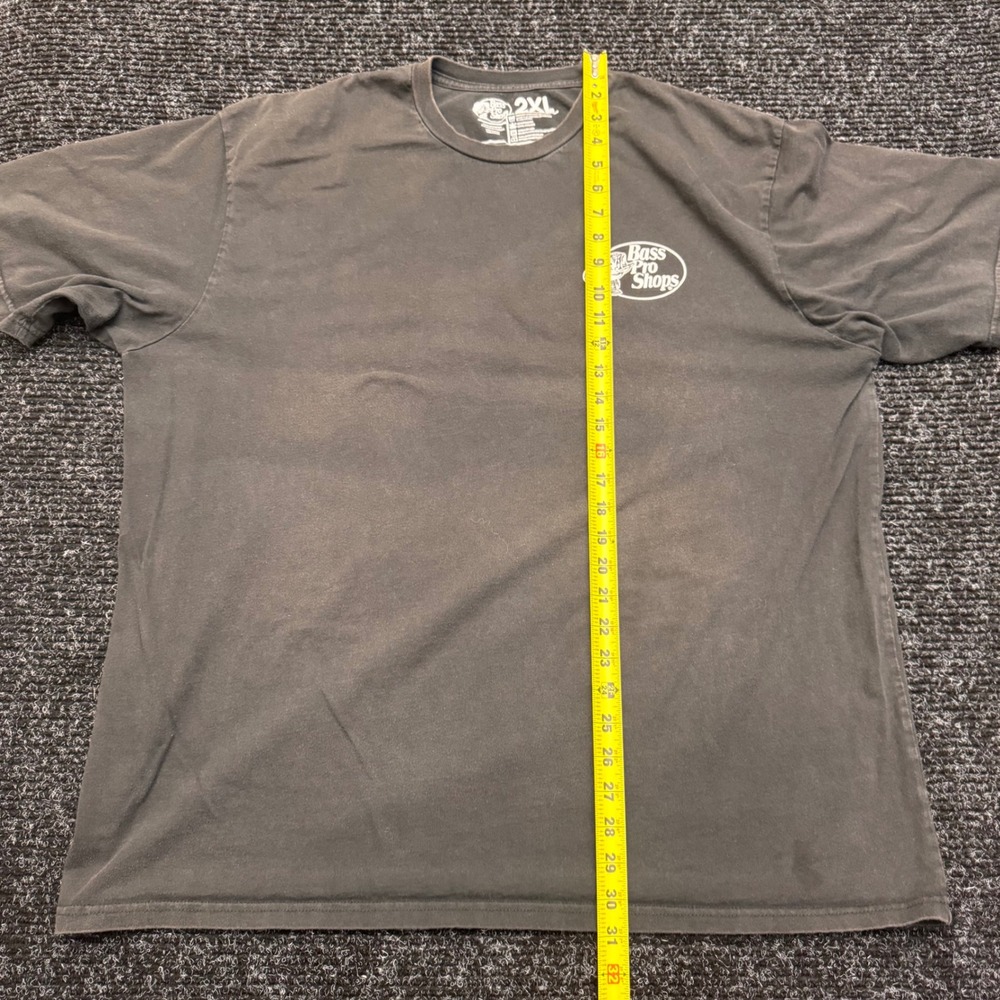 Bass Pro Shops Mens 2XL Black Gun Safety Rule 1 2nd Amendment Graphic T-Shirt - Picture 3 of 11